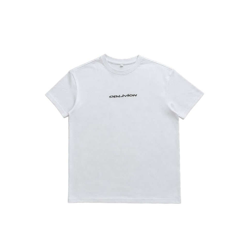 White Graphic Oblivion Tee