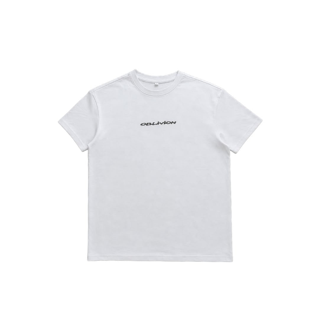 White Graphic Oblivion Tee