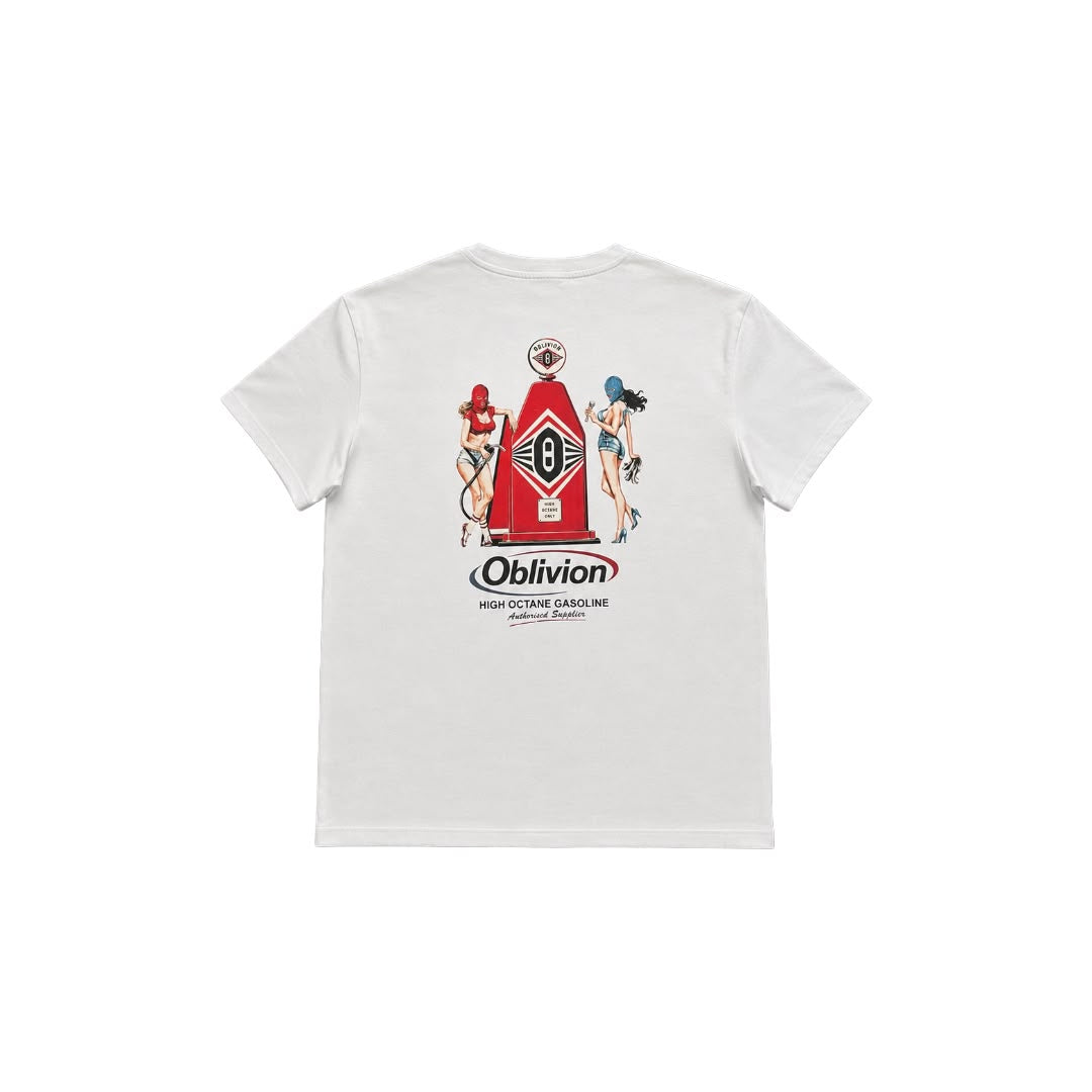 White Graphic Oblivion Tee